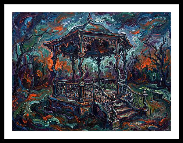 Victorian Gazebo In Expressionist Style