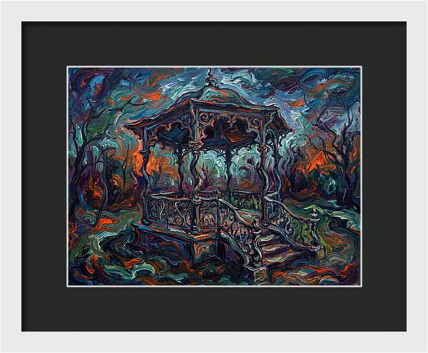 Victorian Gazebo In Expressionist Style