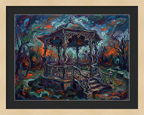Victorian Gazebo In Expressionist Style