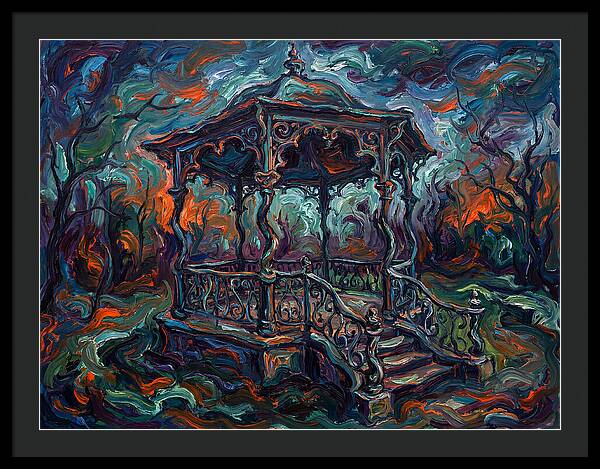 Victorian Gazebo In Expressionist Style