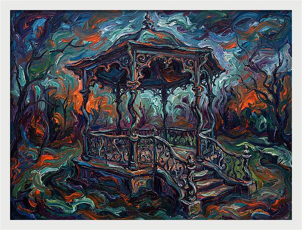 Victorian Gazebo In Expressionist Style
