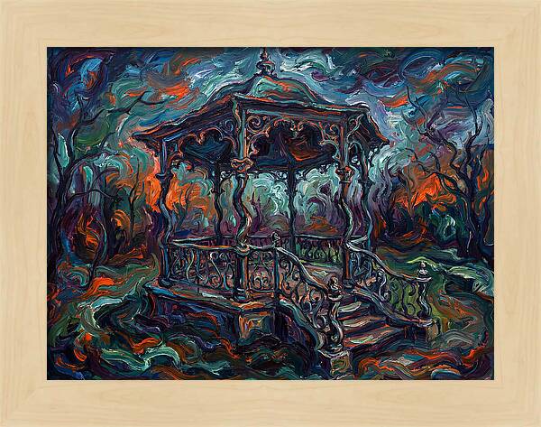 Victorian Gazebo In Expressionist Style