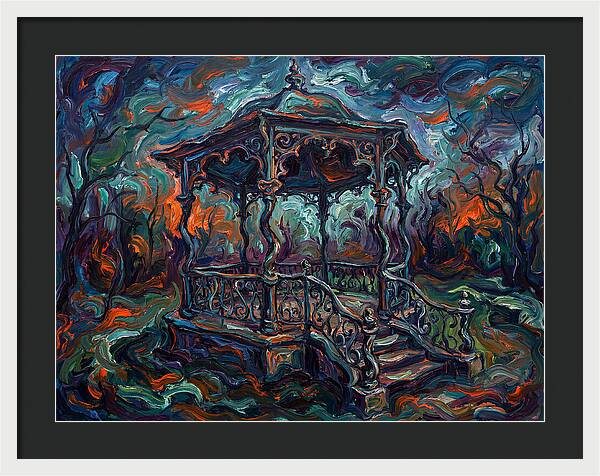 Victorian Gazebo In Expressionist Style