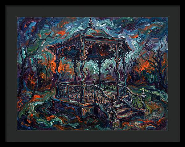 Victorian Gazebo In Expressionist Style