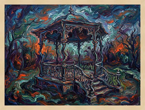 Victorian Gazebo In Expressionist Style