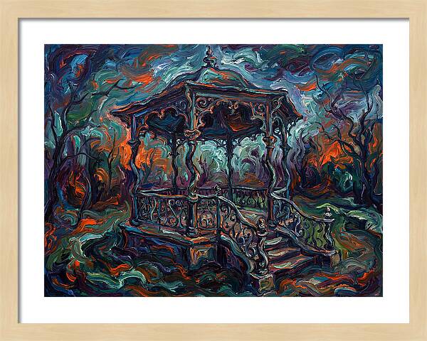 Victorian Gazebo In Expressionist Style