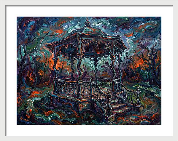 Victorian Gazebo In Expressionist Style