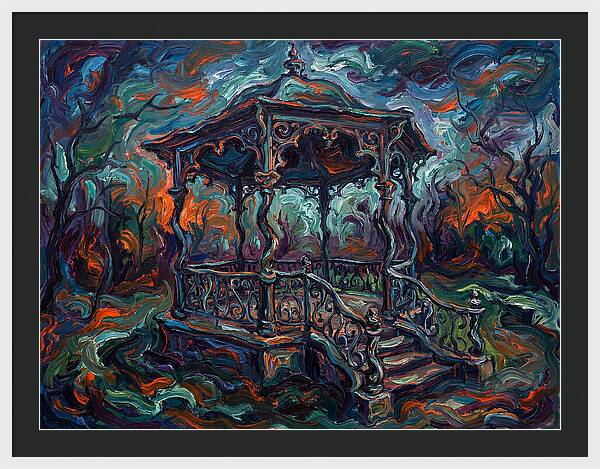 Victorian Gazebo In Expressionist Style