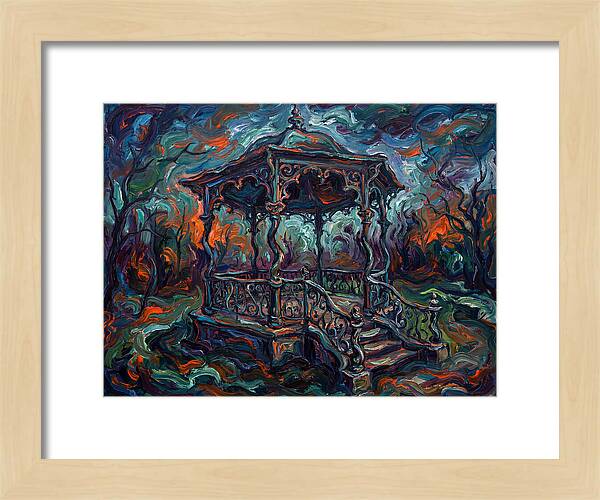 Victorian Gazebo In Expressionist Style