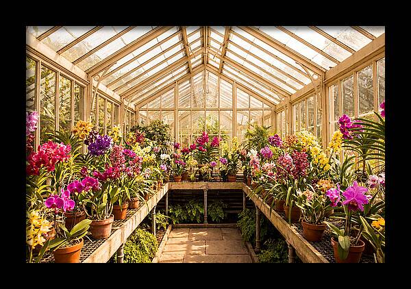 Victorian Glass Greenhouse Oasis