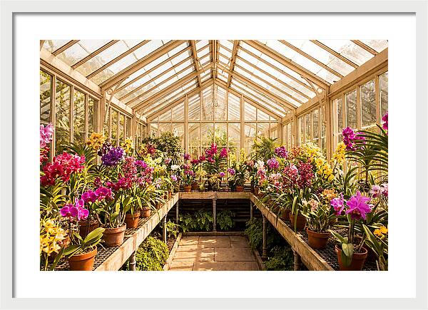 Victorian Glass Greenhouse Oasis