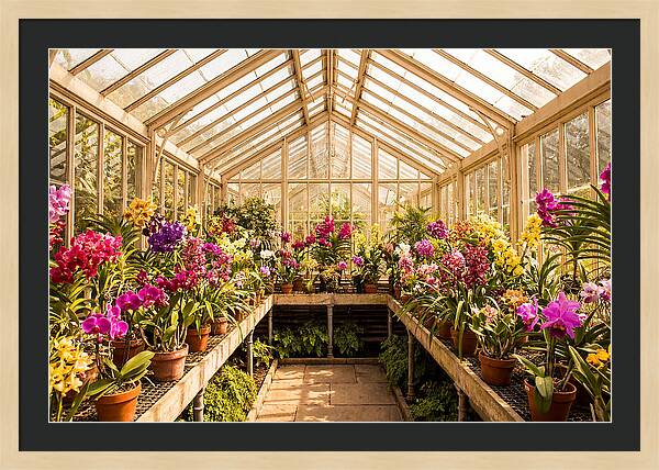 Victorian Glass Greenhouse Oasis