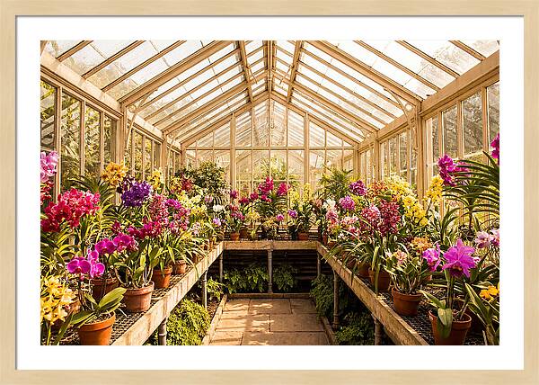 Victorian Glass Greenhouse Oasis