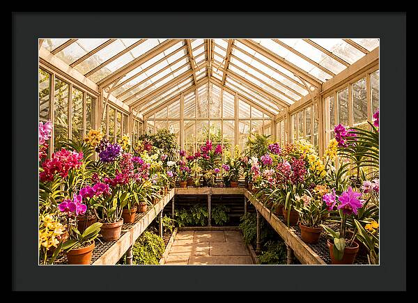 Victorian Glass Greenhouse Oasis