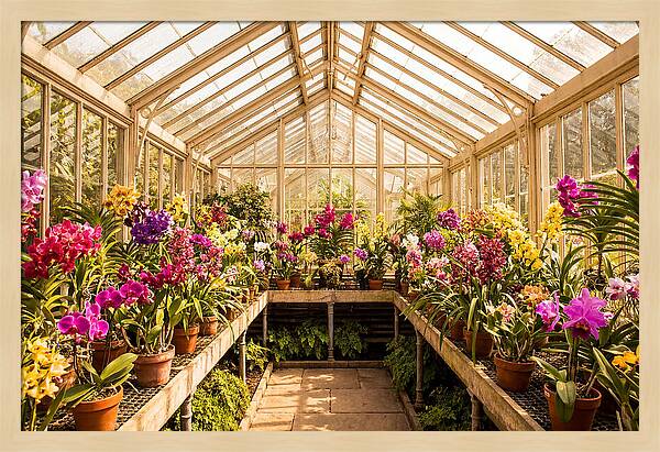 Victorian Glass Greenhouse Oasis
