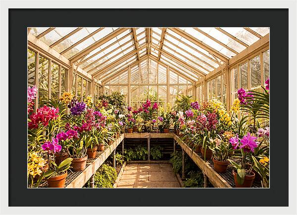 Victorian Glass Greenhouse Oasis