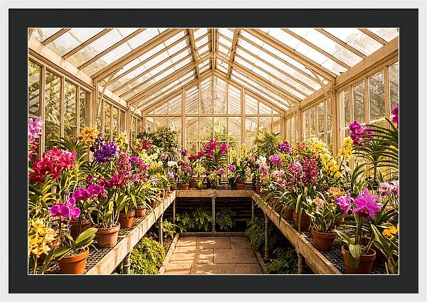 Victorian Glass Greenhouse Oasis