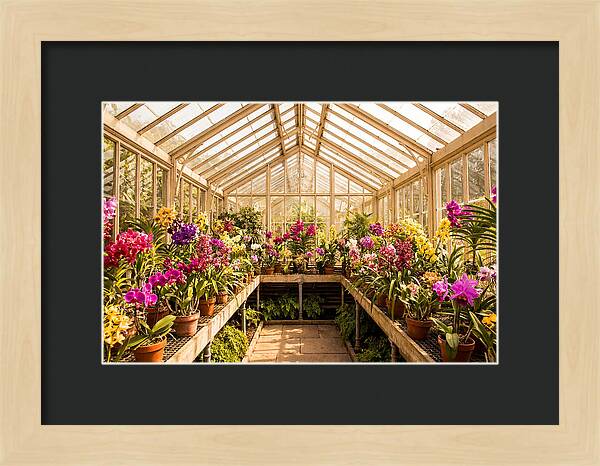 Victorian Glass Greenhouse Oasis