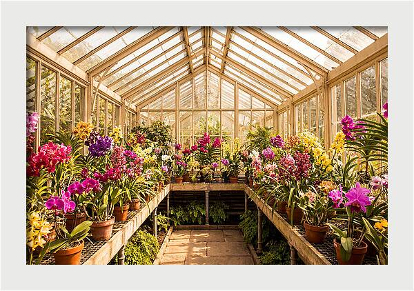 Victorian Glass Greenhouse Oasis