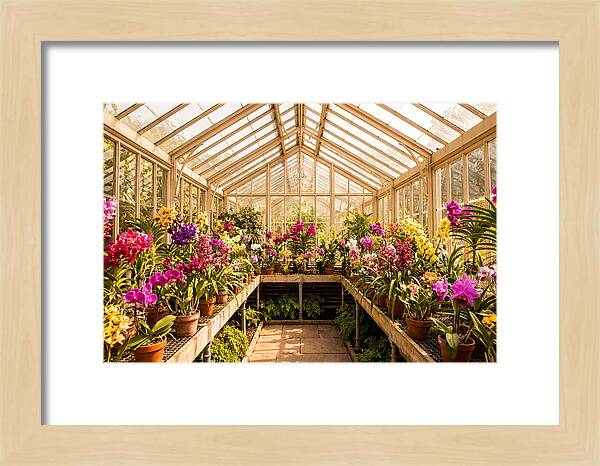 Victorian Glass Greenhouse Oasis