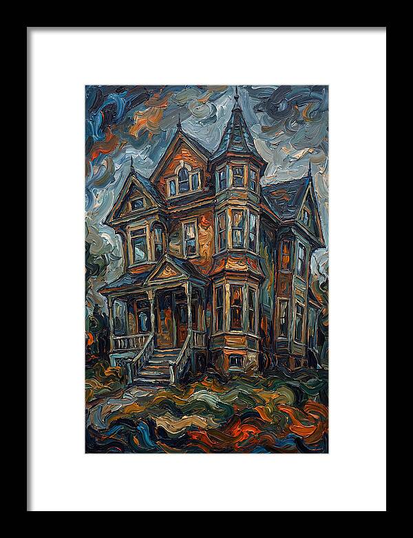 Victorian House In Expressionist Style