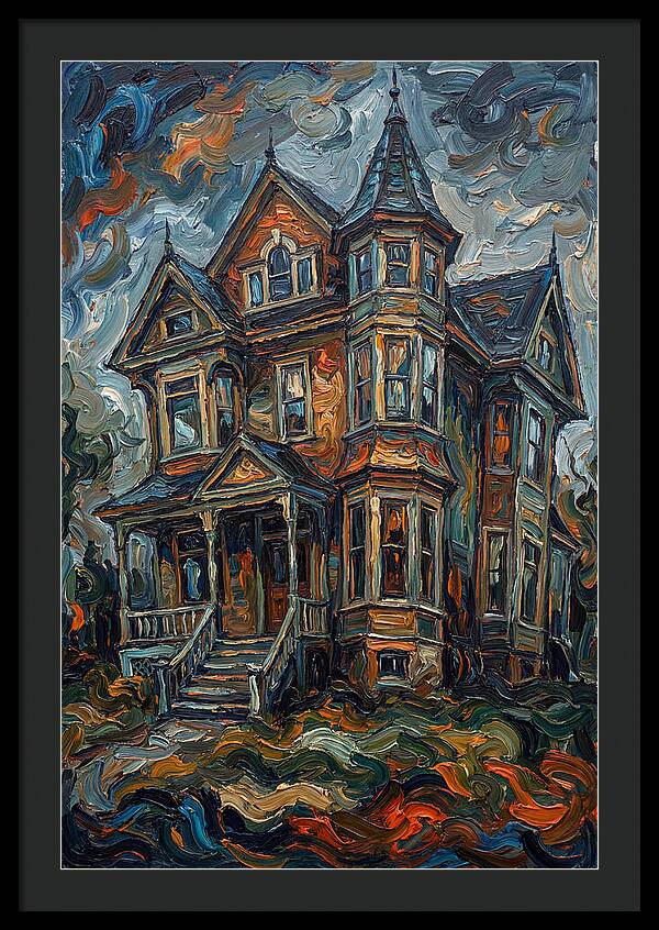 Victorian House In Expressionist Style