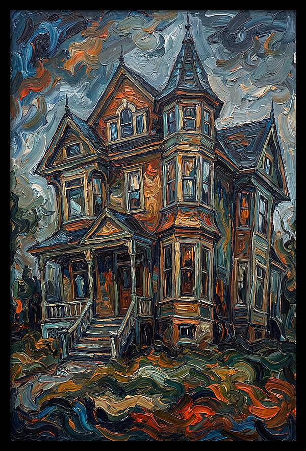 Victorian House In Expressionist Style