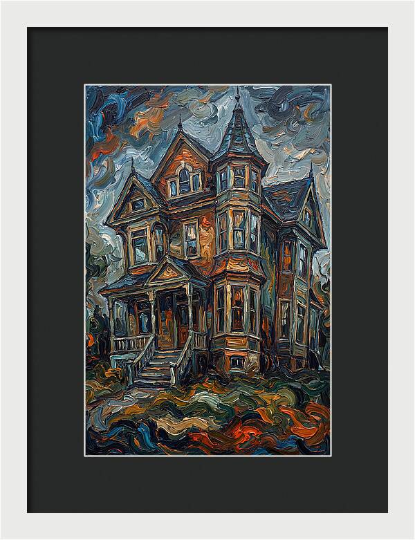 Victorian House In Expressionist Style