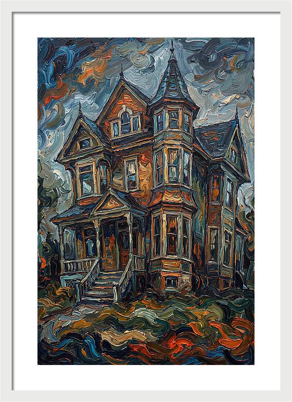 Victorian House In Expressionist Style