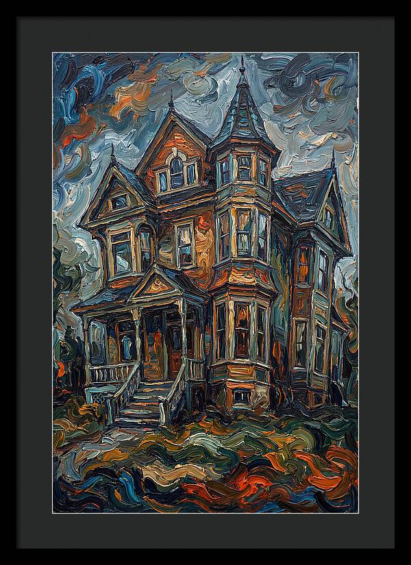 Victorian House In Expressionist Style