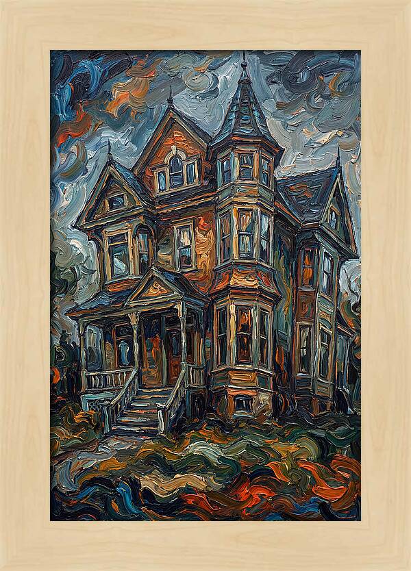 Victorian House In Expressionist Style
