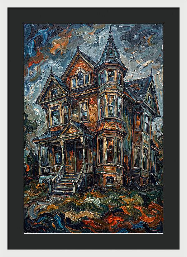 Victorian House In Expressionist Style