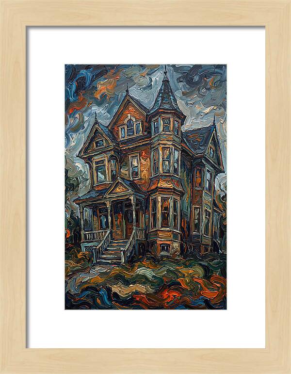 Victorian House In Expressionist Style