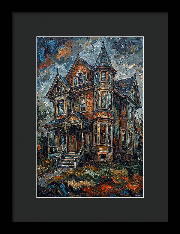 Victorian House In Expressionist Style