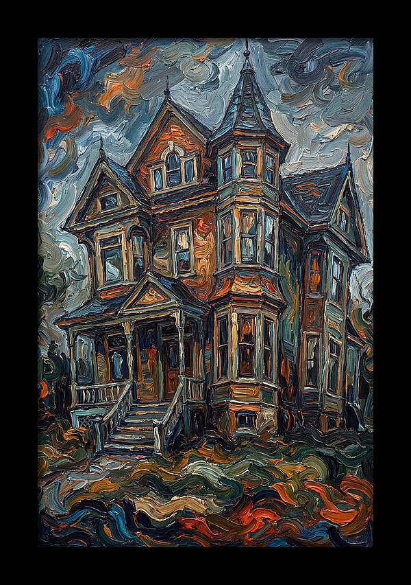 Victorian House In Expressionist Style