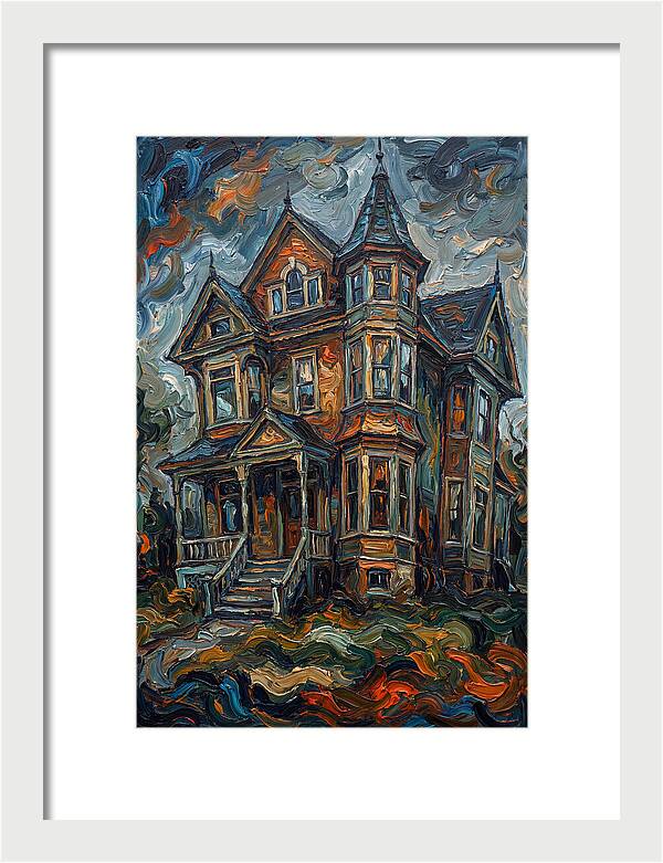 Victorian House In Expressionist Style