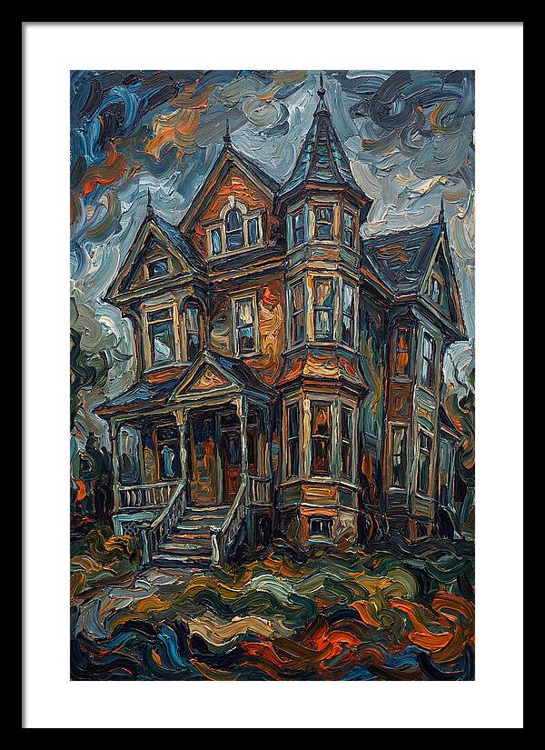 Victorian House In Expressionist Style