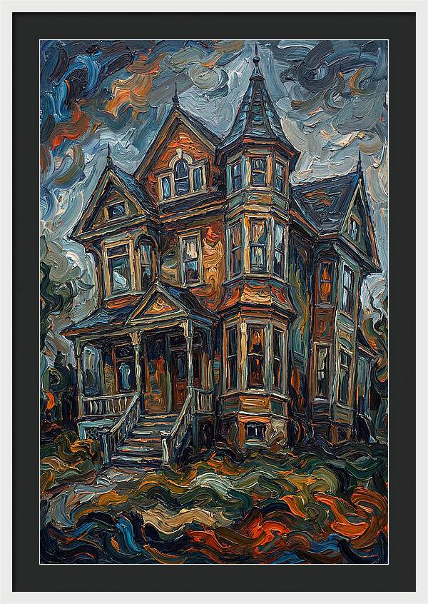 Victorian House In Expressionist Style