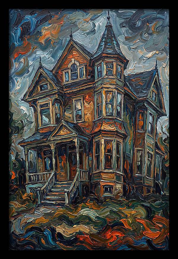 Victorian House In Expressionist Style