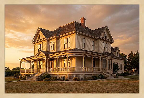 Victorian House With Wraparound Porch
