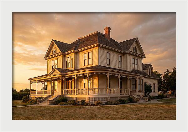 Victorian House With Wraparound Porch