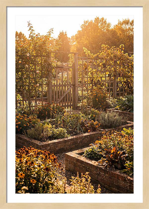 Victorian Kitchen Garden Serenity