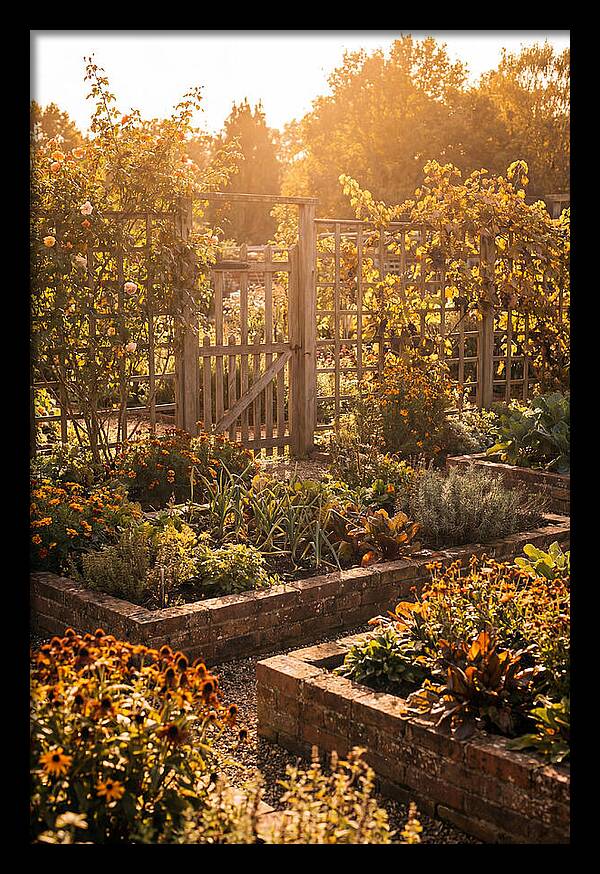 Victorian Kitchen Garden Serenity