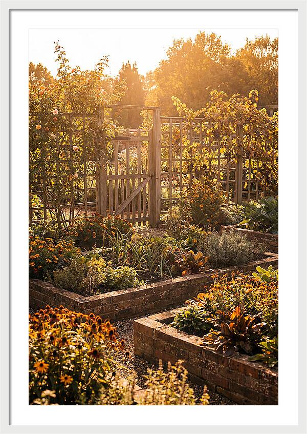 Victorian Kitchen Garden Serenity