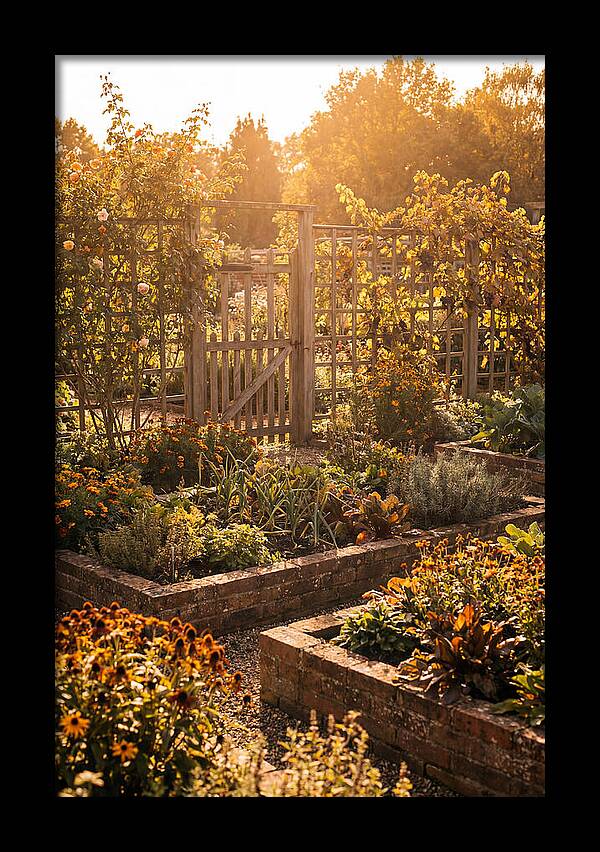 Victorian Kitchen Garden Serenity