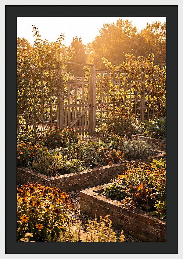 Victorian Kitchen Garden Serenity