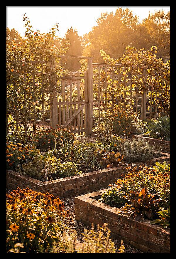 Victorian Kitchen Garden Serenity