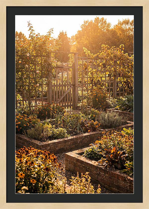 Victorian Kitchen Garden Serenity