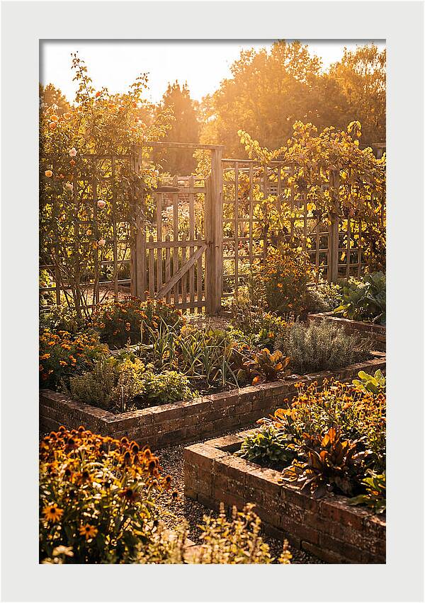 Victorian Kitchen Garden Serenity