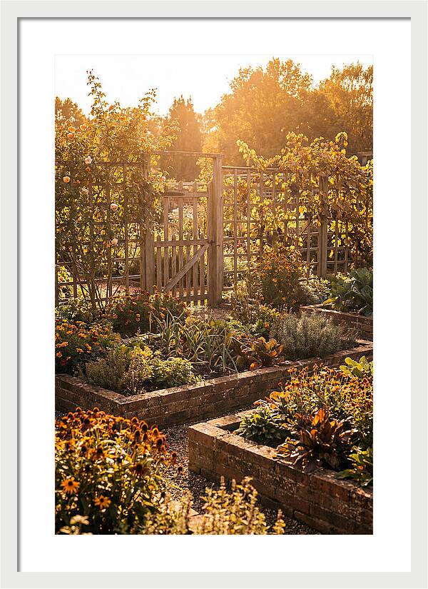 Victorian Kitchen Garden Serenity